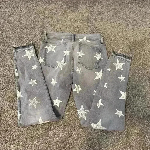 Fidelity Denim Sola Stars Rhapsody Mid Rise Ankle Jeans 27 - Picture 6 of 6